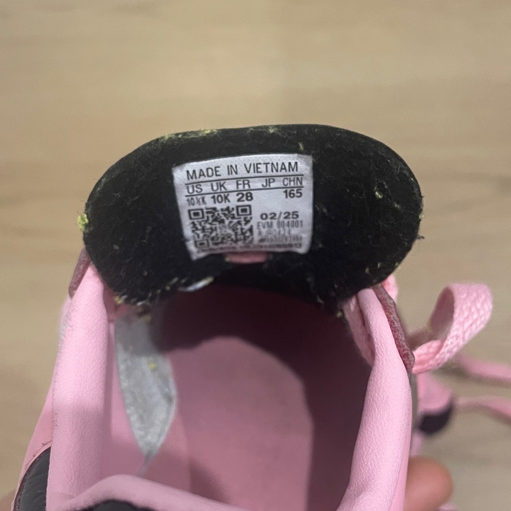 Adidas Kids Pink and Gray Sneakers - Picture 5 of 9